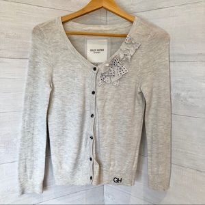 Gilly Hicks Bow-Tie Cardigan Sz M